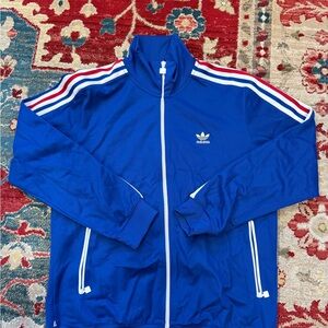 Men’s XL Adidas Men's Blue Track Jacket